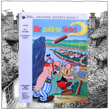 Asterix Comic Album (Softcover) Nr. 5: Die goldene Sichel von Ehapa (3,50 DM Preisaufdruck)
